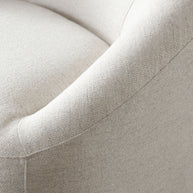Modern Linen Swivel Accent Chair