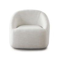 Modern Linen Swivel Accent Chair