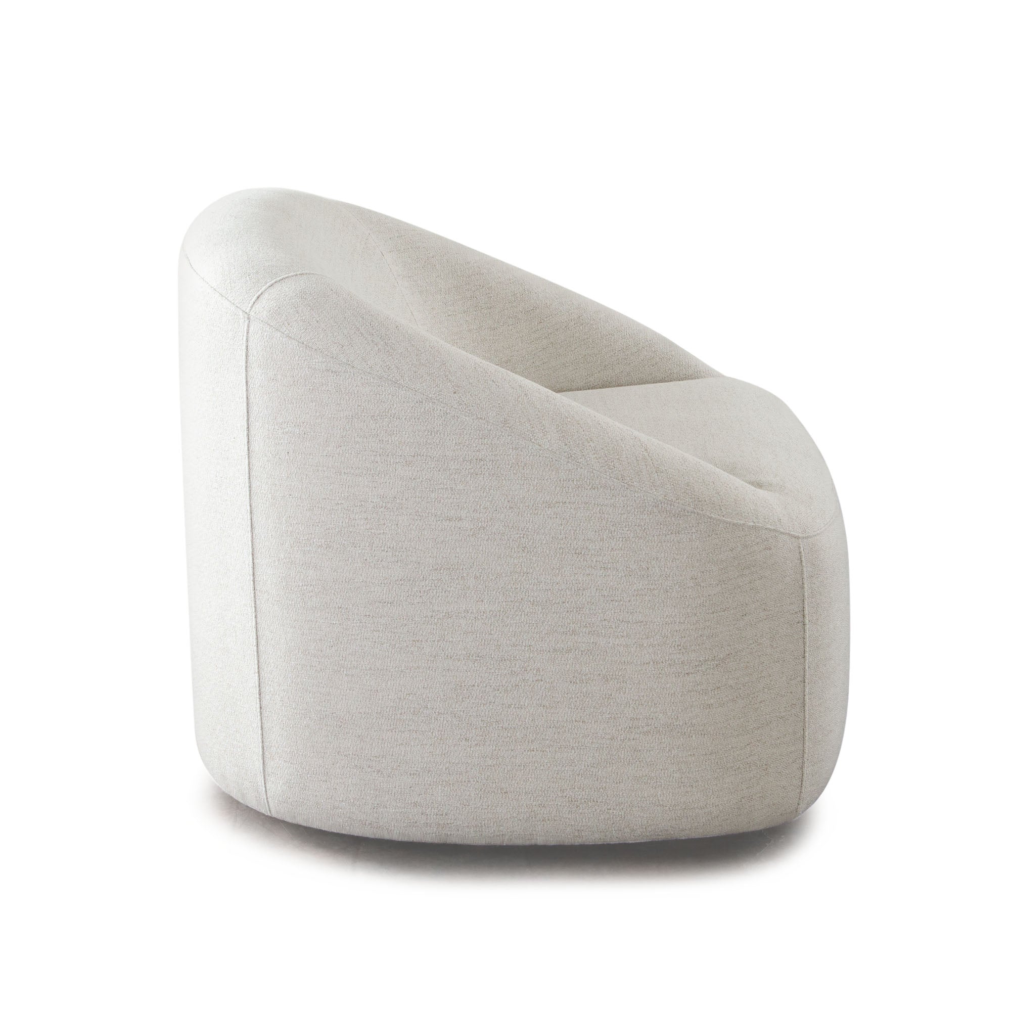 Modern Linen Swivel Accent Chair