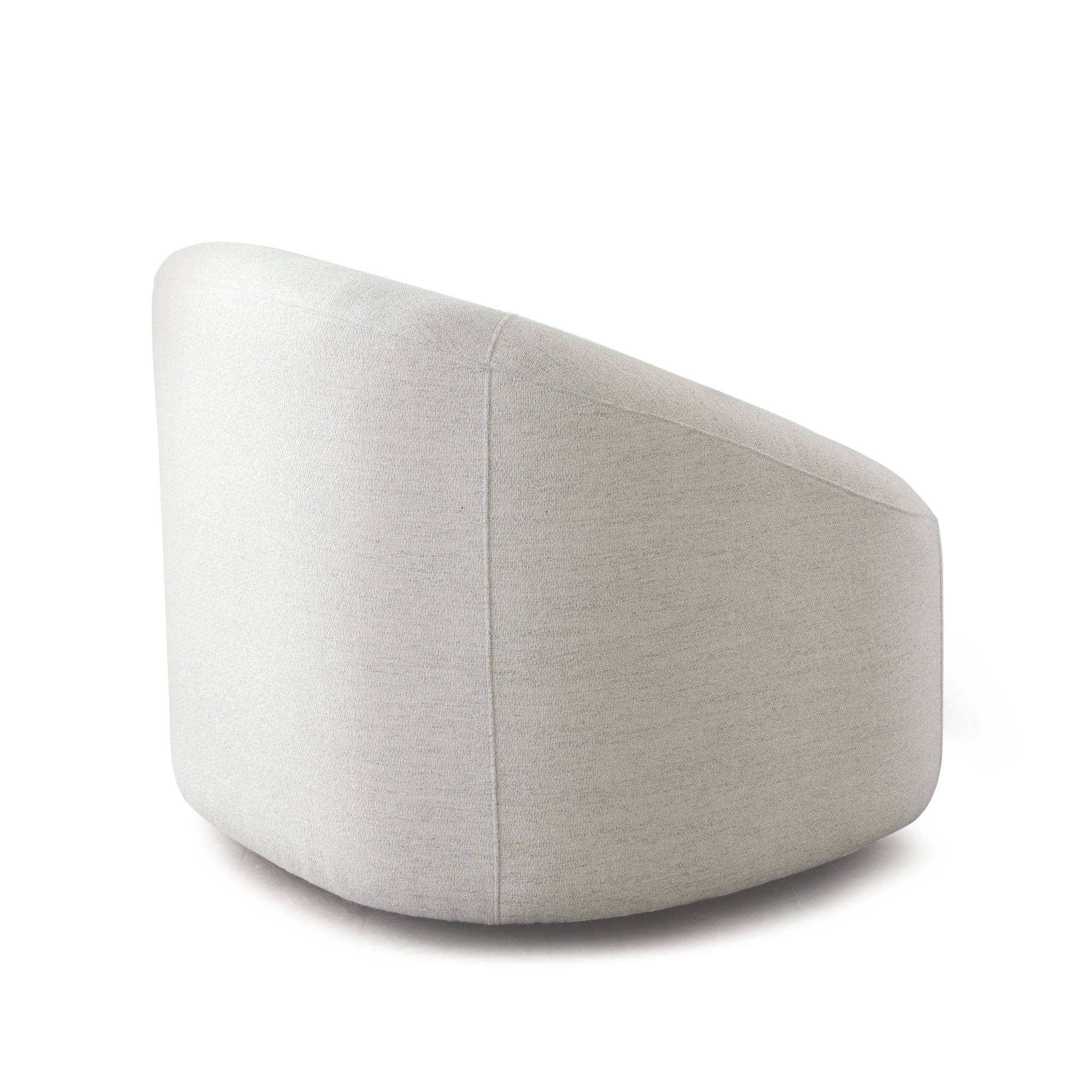 Modern Linen Swivel Accent Chair