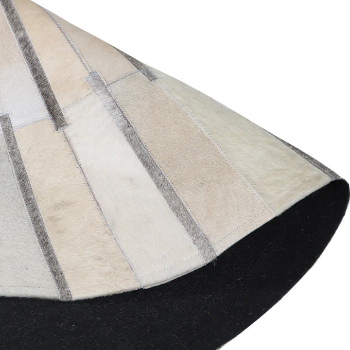 Luxury Handmade Cowhide Patchwork Rug