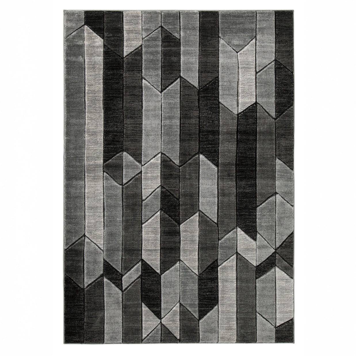 Cubist Geometric Area Rug
