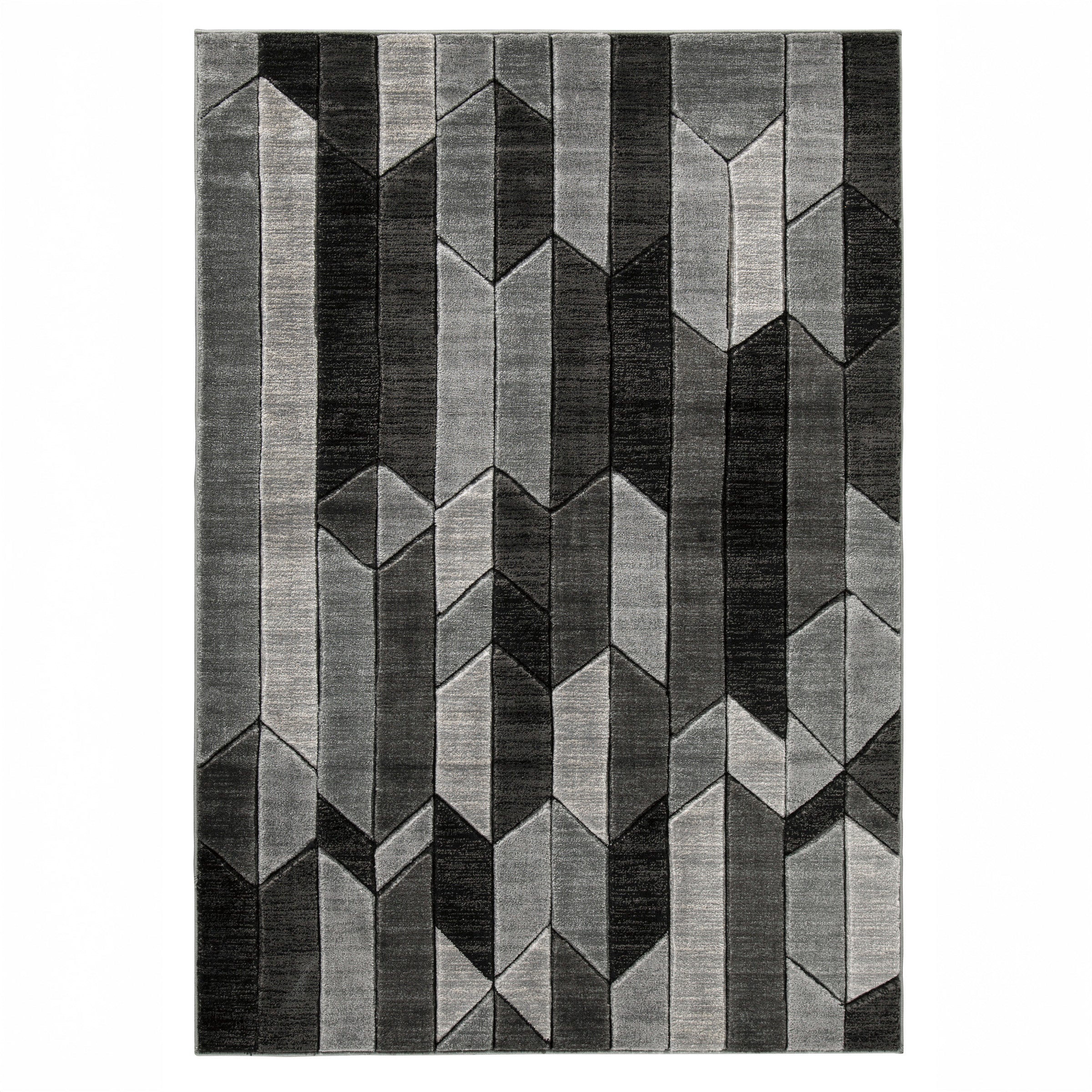 Cubist Geometric Area Rug