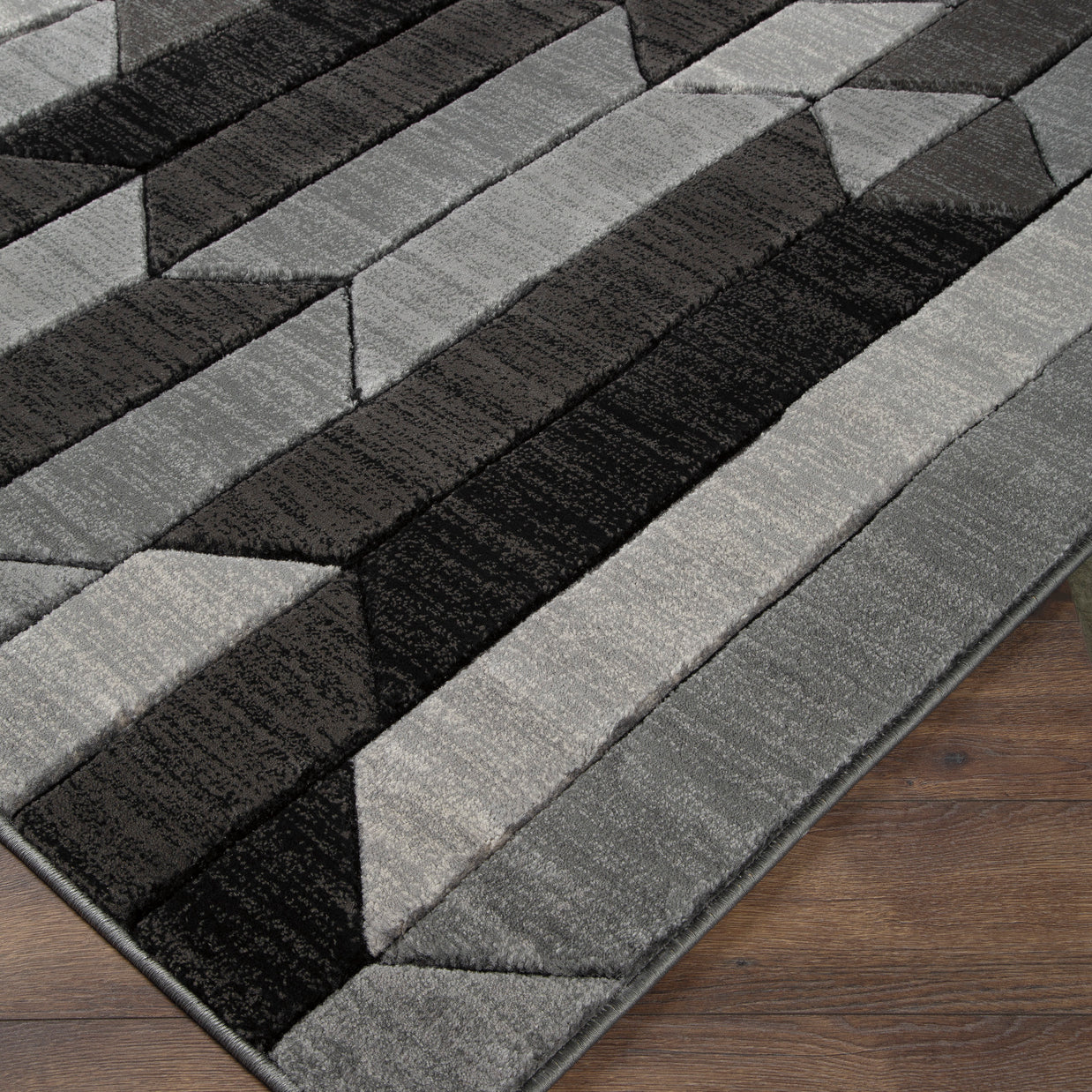 Cubist Geometric Area Rug