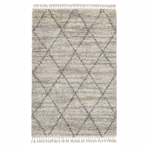 Diamond Woven Shag Area Rug
