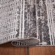 Neutral Distressed Pattern Area Rug