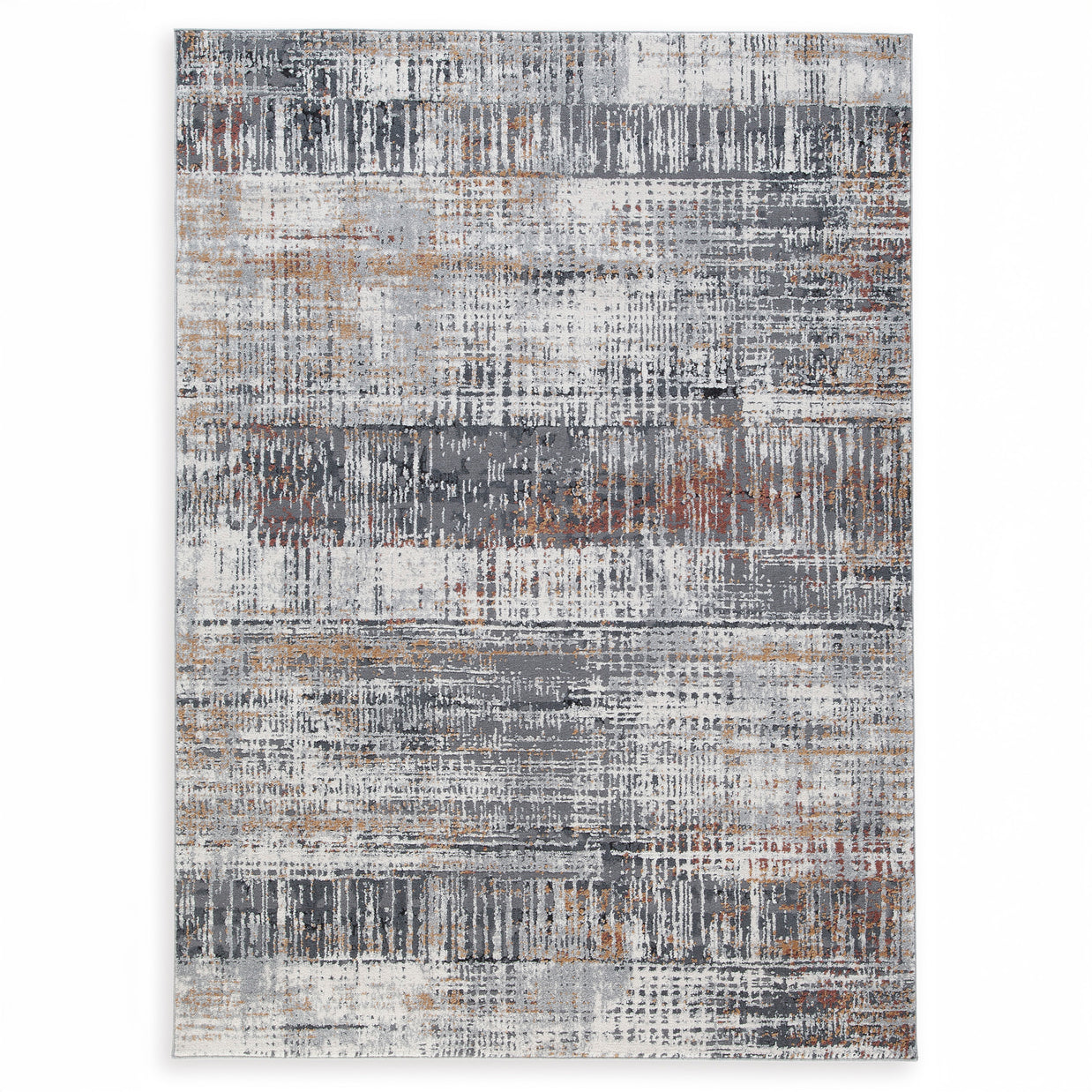 Modern Abstract Area Rug in Neutral Tones