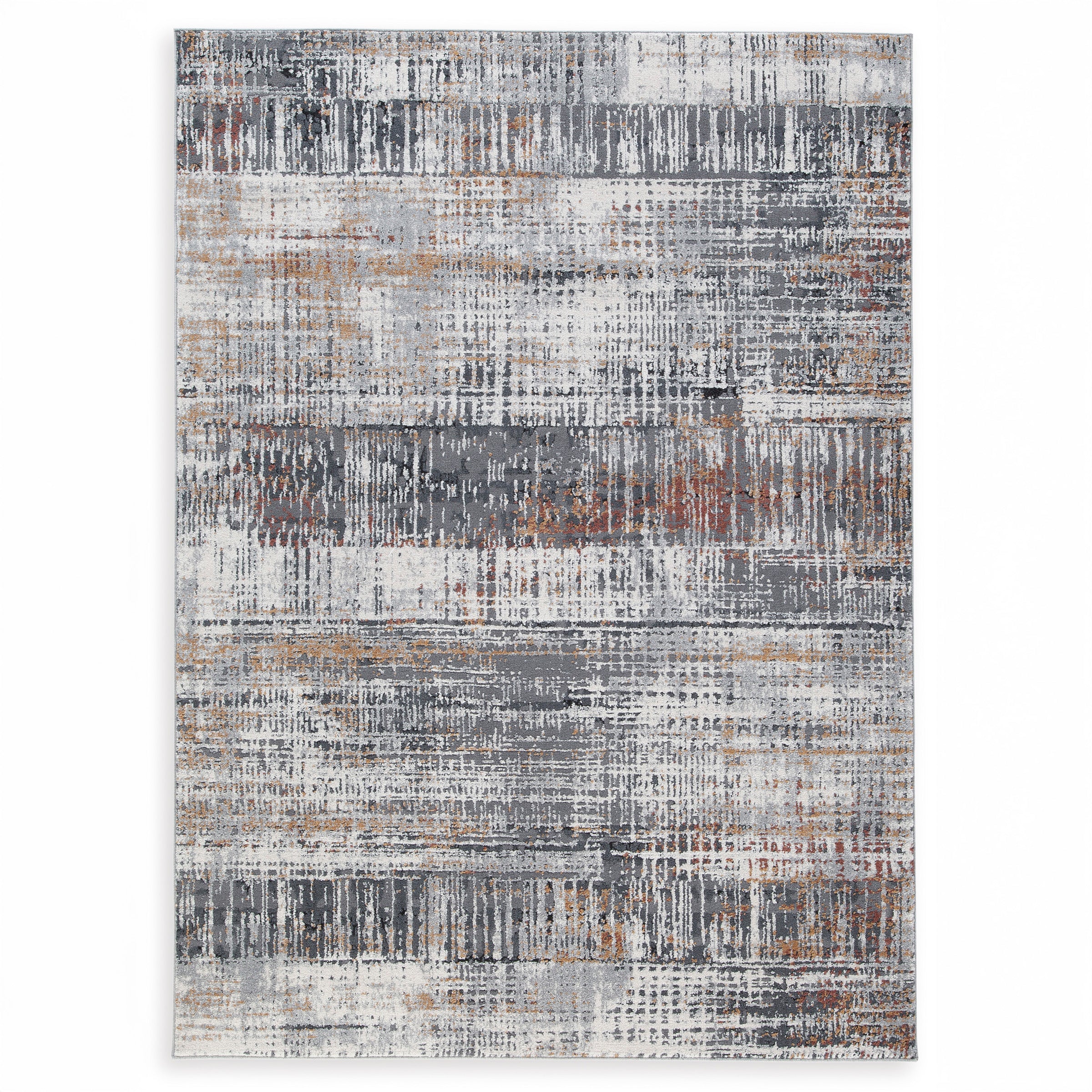 Modern Abstract Area Rug in Neutral Tones