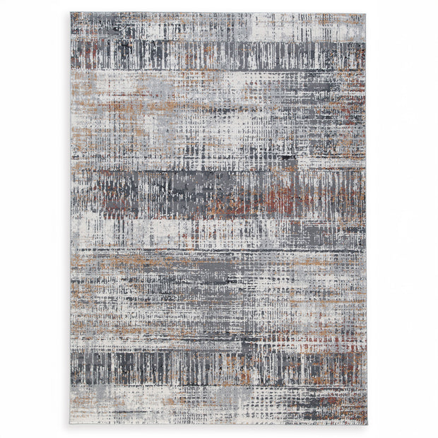 Modern Abstract Area Rug in Neutral Tones