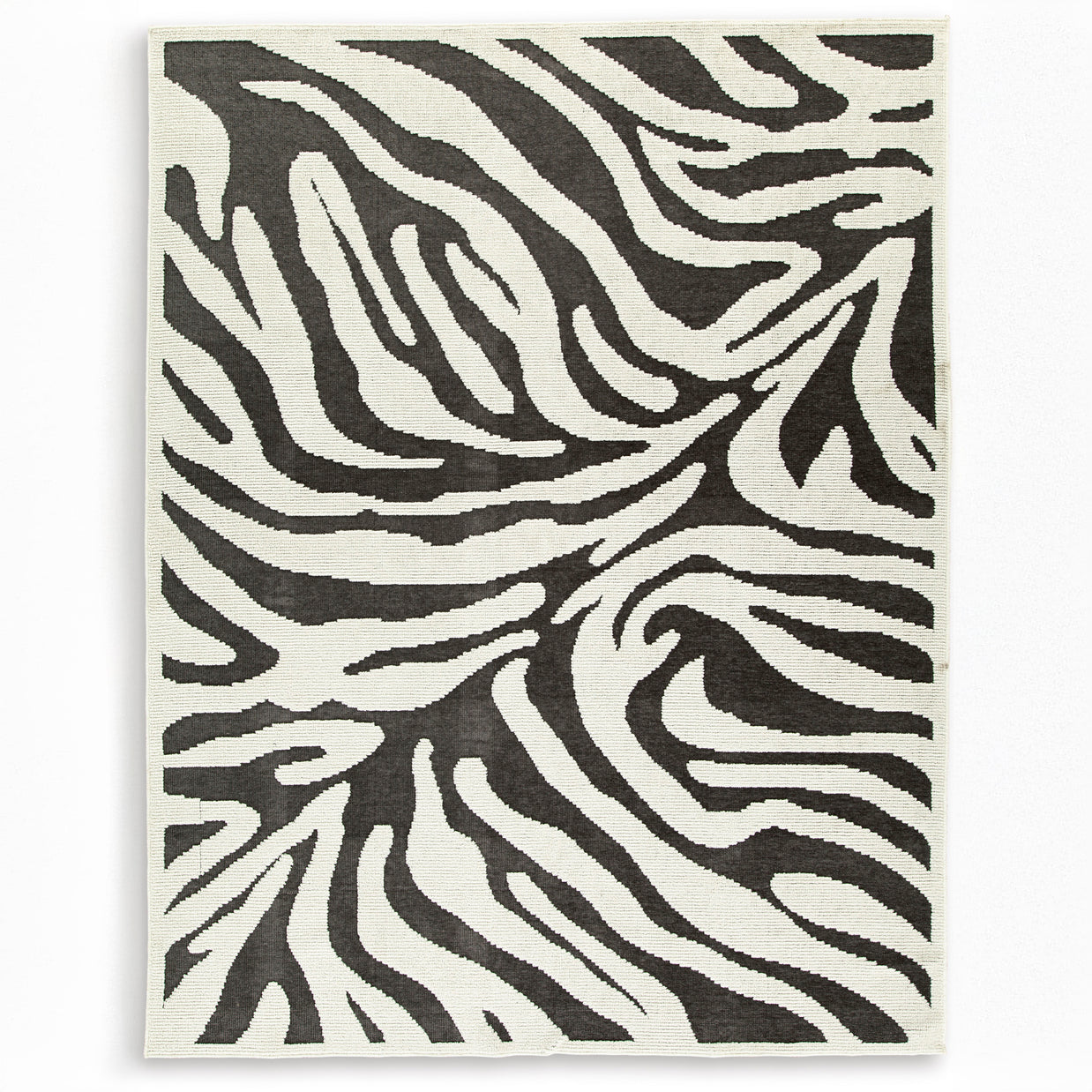 Zebra Pattern Area Rug
