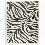 Zebra Pattern Area Rug
