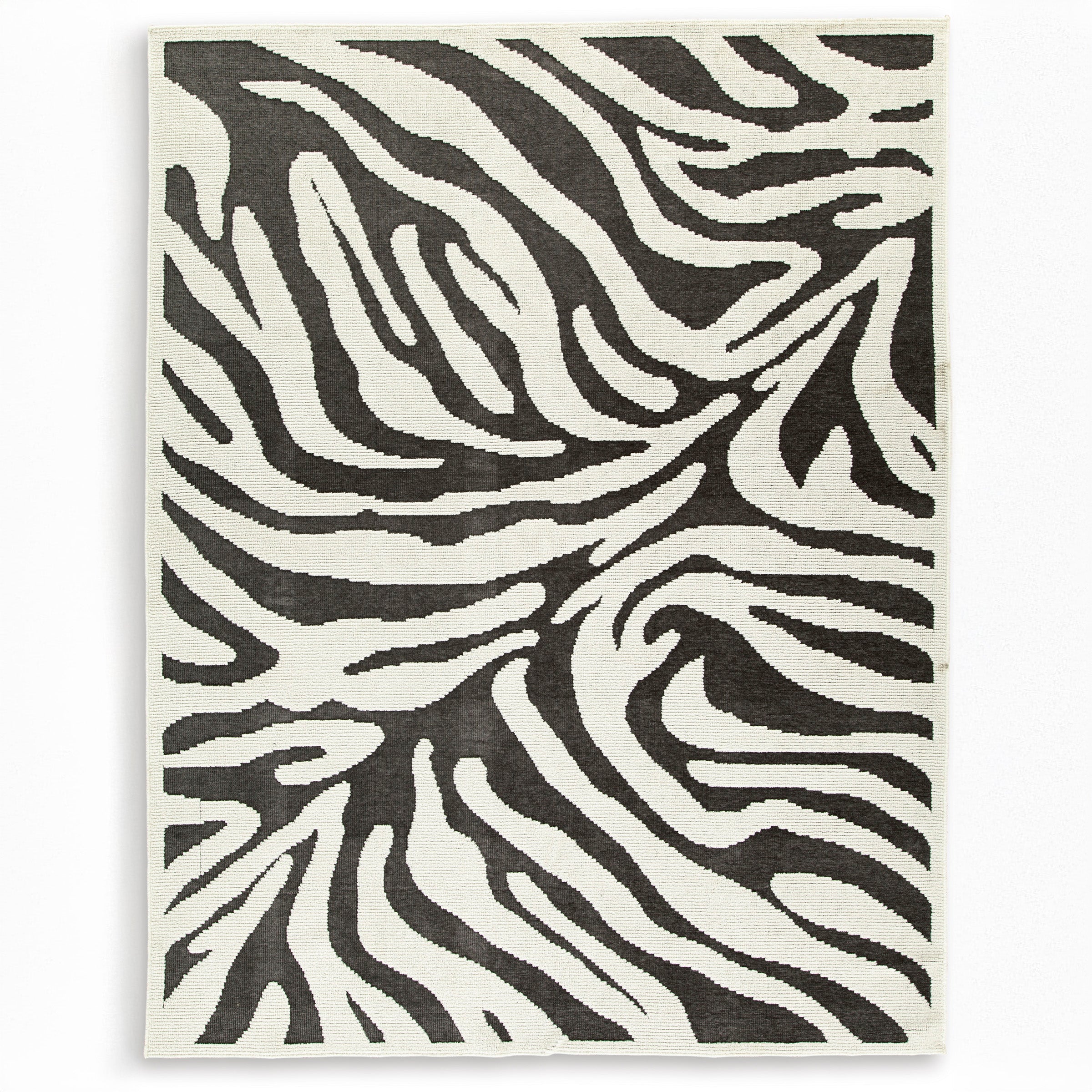 Zebra Pattern Area Rug