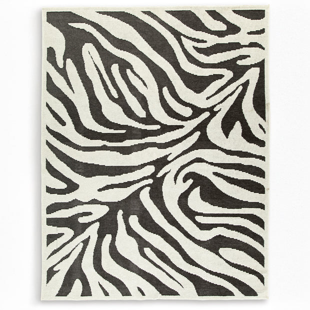 Zebra Pattern Area Rug