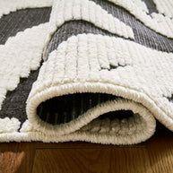 Zebra Pattern Area Rug