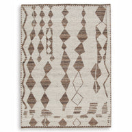Neutral Geometric Area Rug