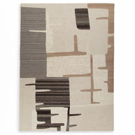 Global Abstract Hand-Tufted Wool Blend Area Rug