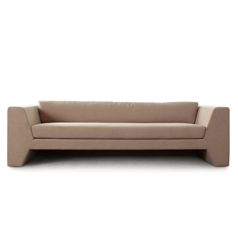 Modern Sofa in Performance Velvet