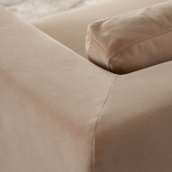 Modern Sofa in Performance Velvet