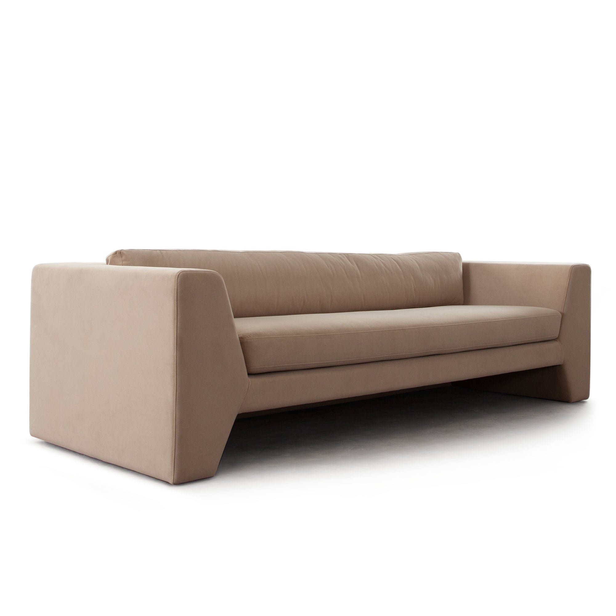 Modern Sofa in Performance Velvet