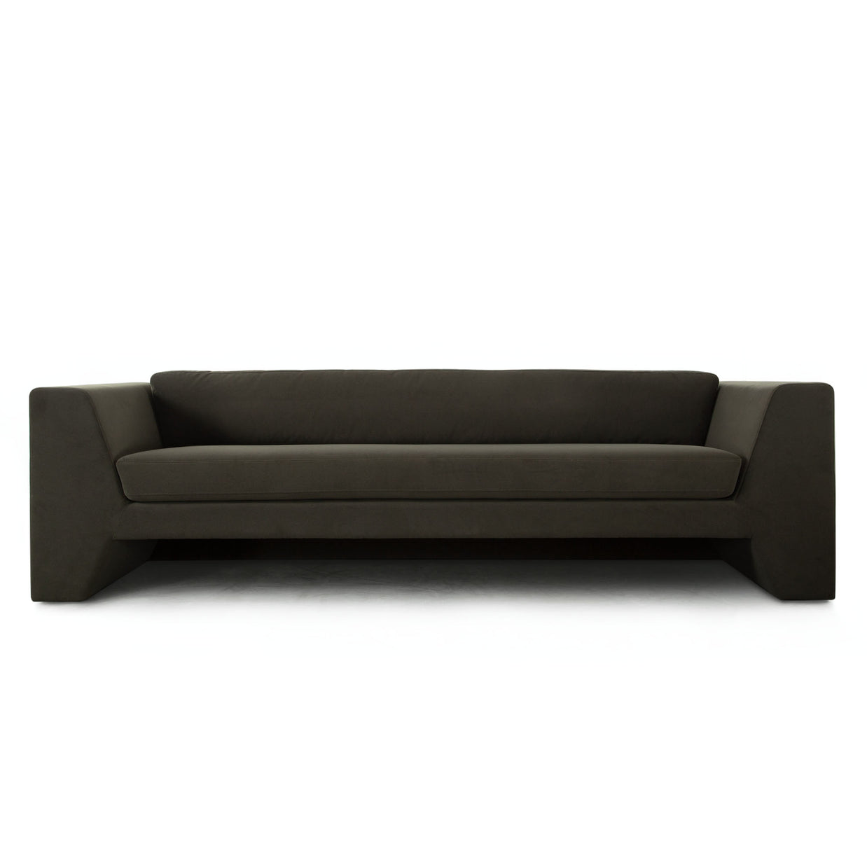 Modern Sofa in Performance Velvet