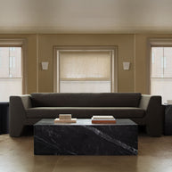 Modern Sofa in Performance Velvet
