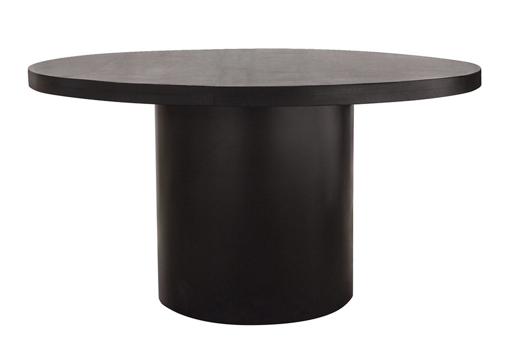 Acacia Wood Round Dining Table