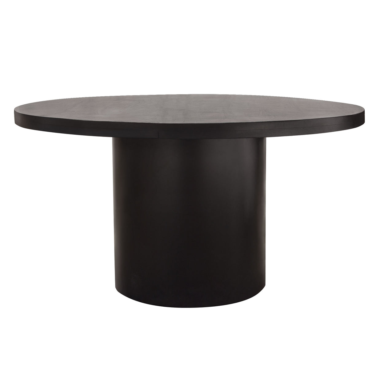 5PC Round Dining Set with Beige Swivel Chairs