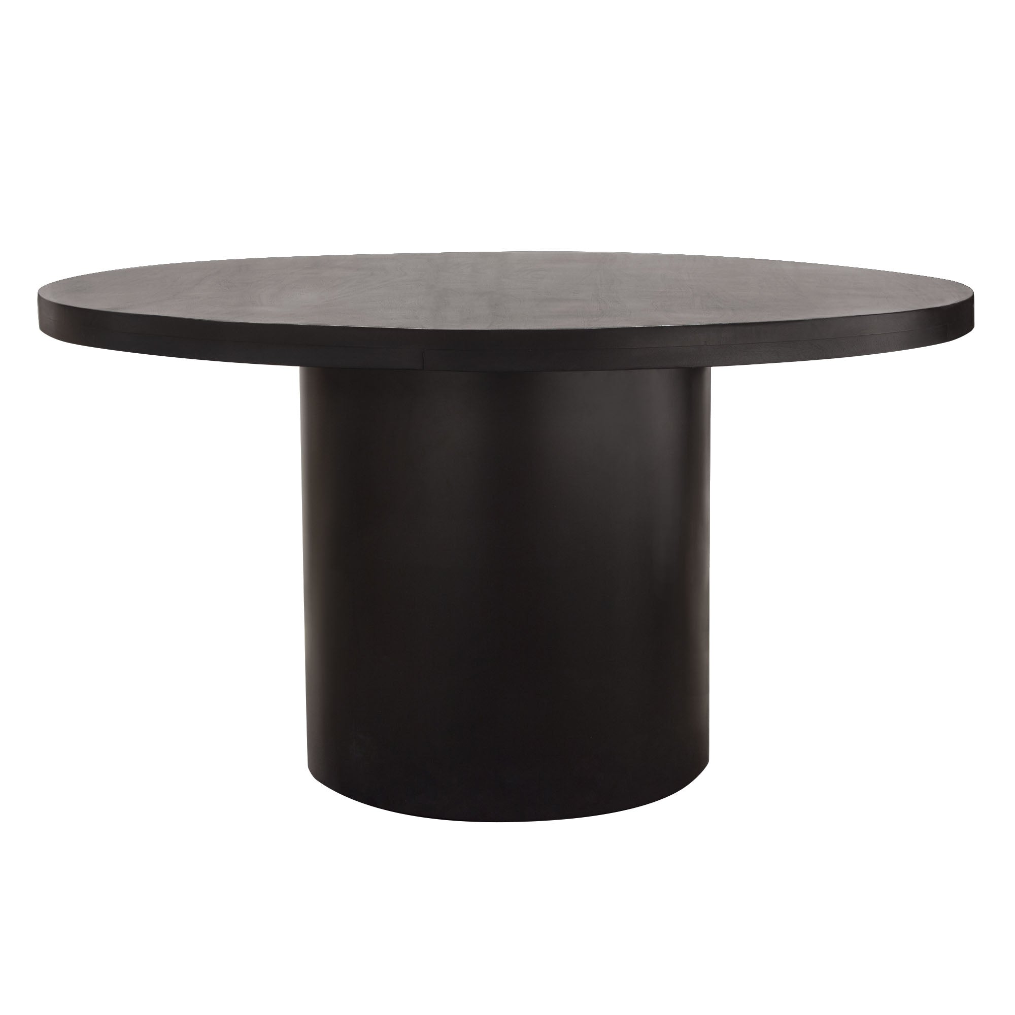 5PC Round Dining Set with Beige Swivel Chairs