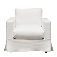 Coastal Slipcover Accent Chair
