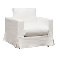 Coastal Slipcover Accent Chair