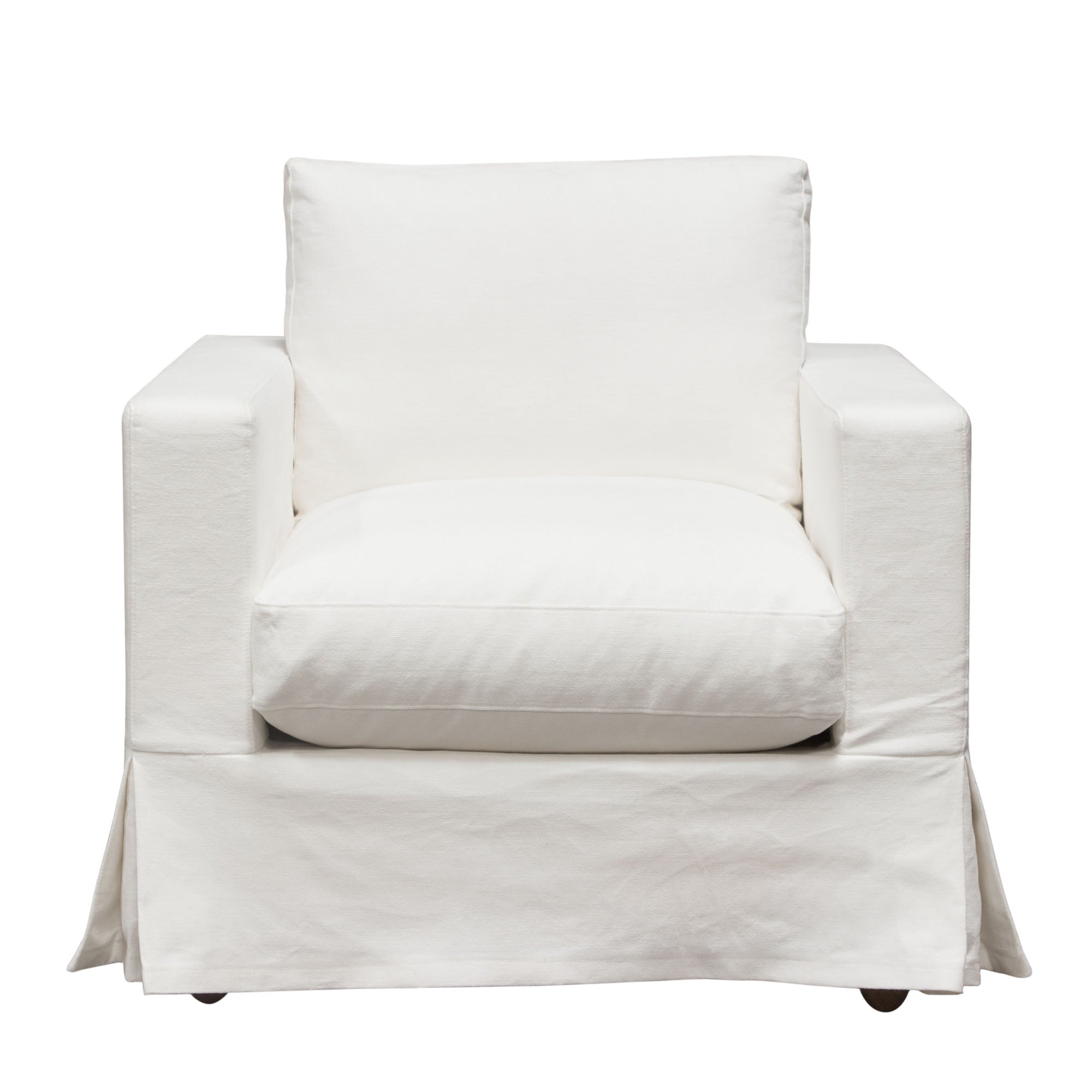 Coastal Slipcover Accent Chair