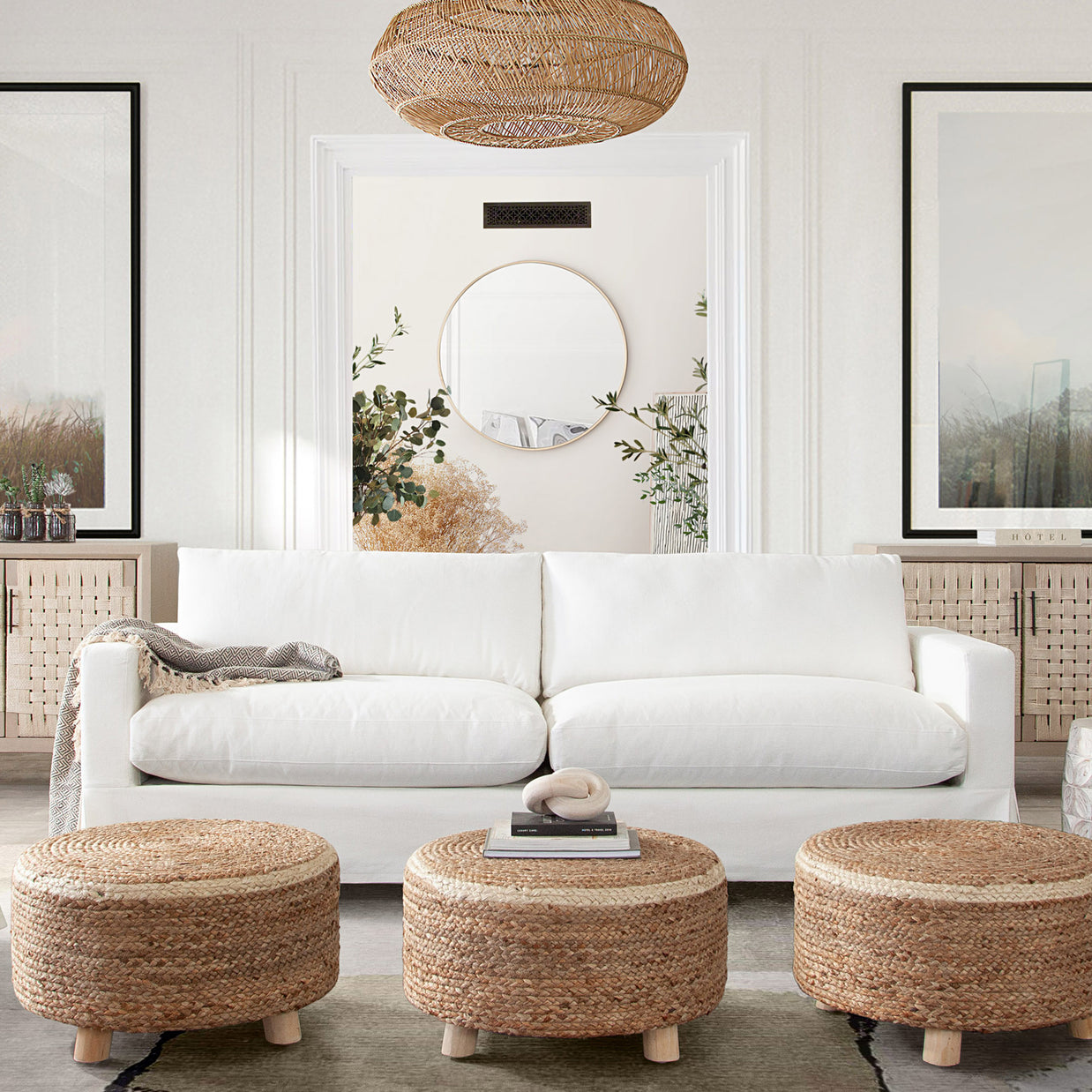 Coastal Slipcover Sofa