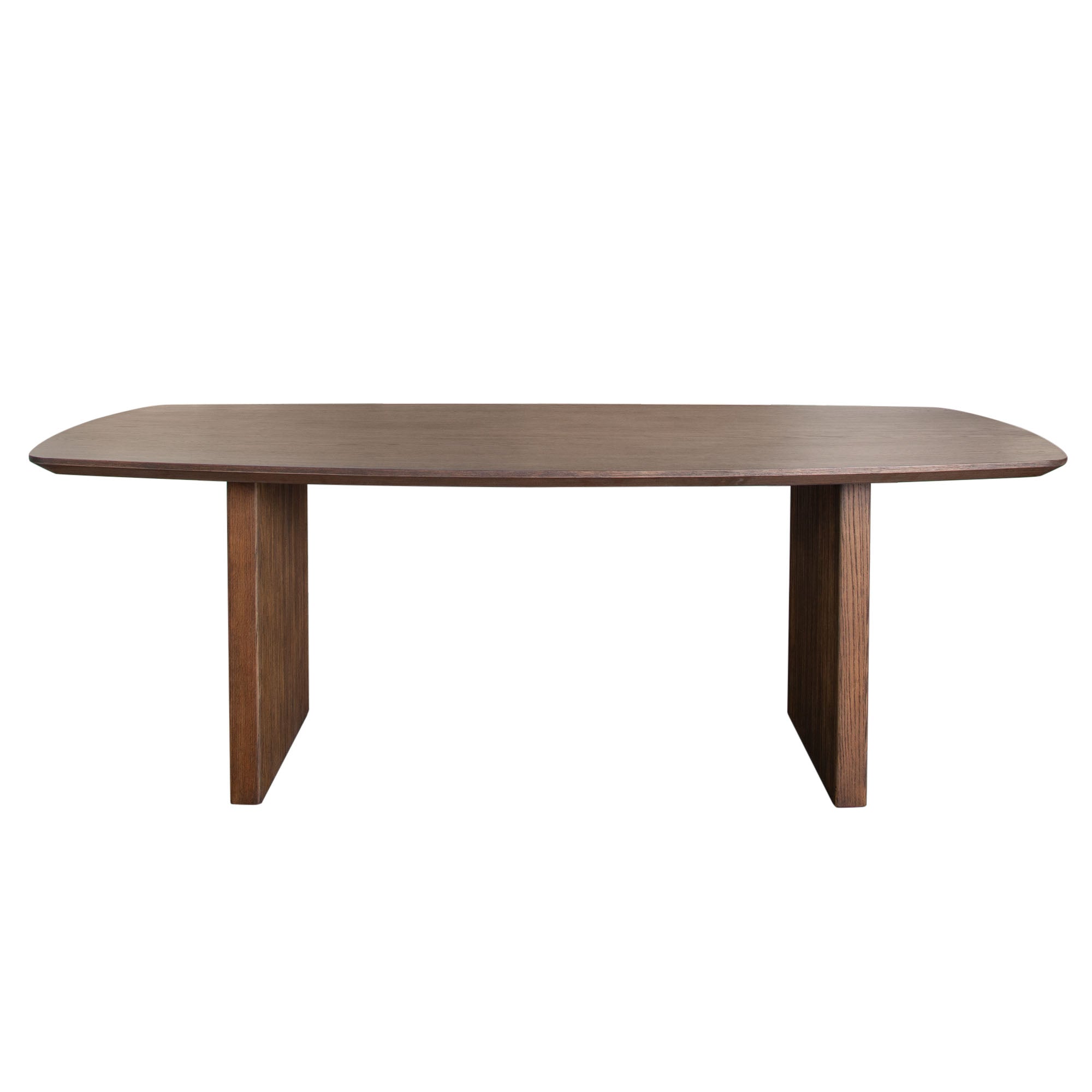 Solid Oak Fluted Dining Table