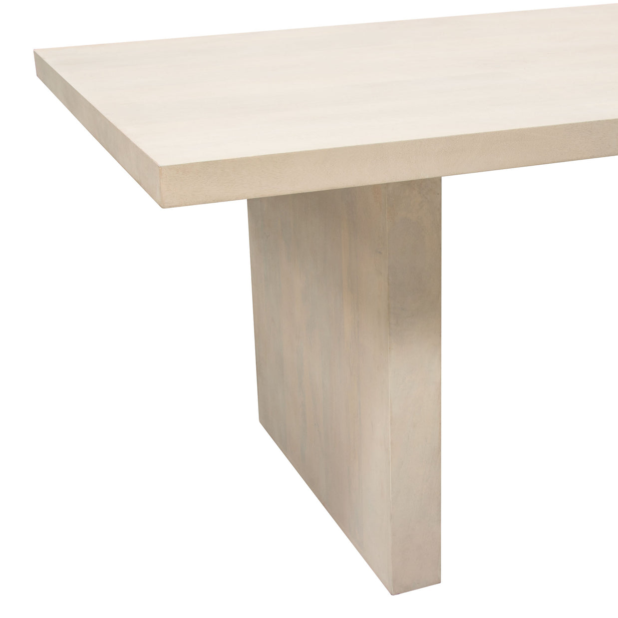 Solid Mango Wood Rectangular Dining Table