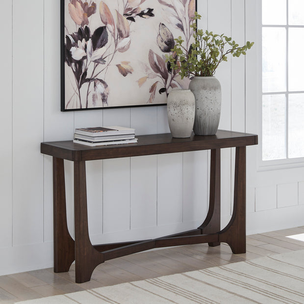 Warm Brown Mango Wood Sofa Table