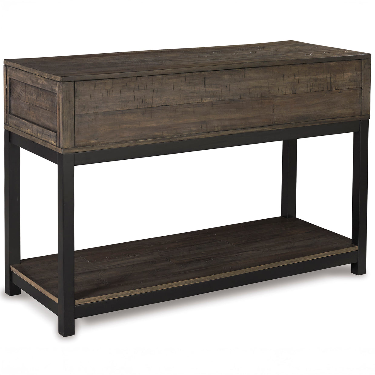 Two-Tone Rustic Sofa Table