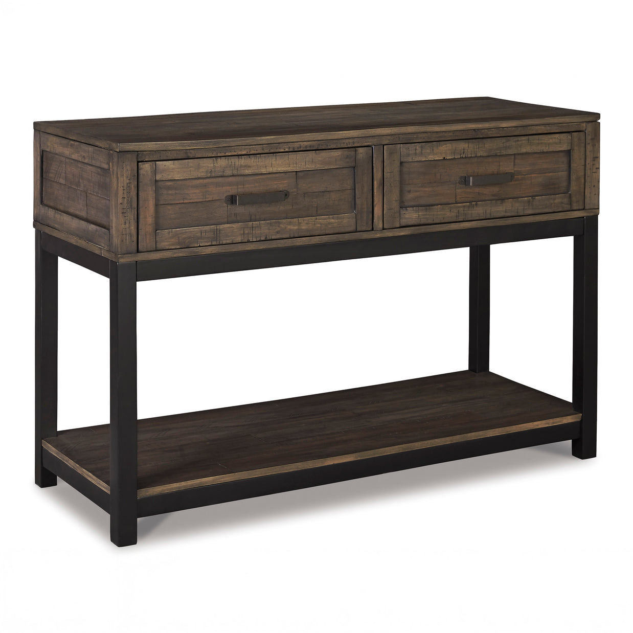 Two-Tone Rustic Sofa Table