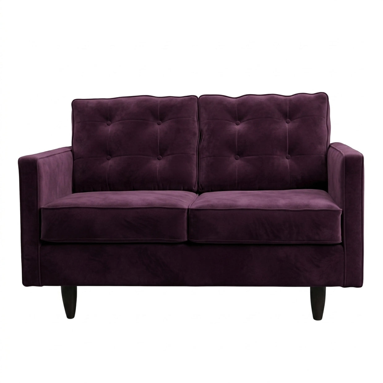 Customizable Mid-Century Modern Loveseat