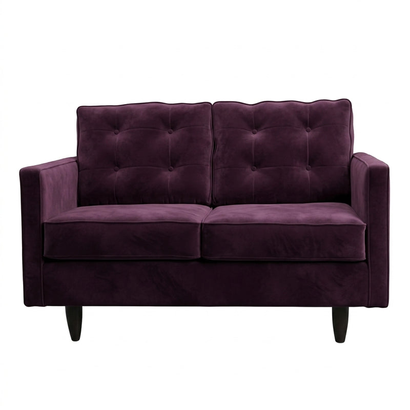 Customizable Mid-Century Modern Loveseat