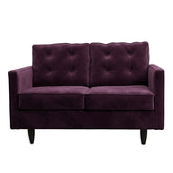 Customizable Mid-Century Modern Loveseat