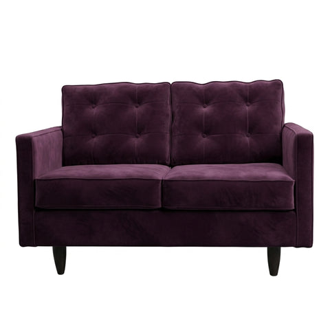 Customizable Mid-Century Modern Loveseat