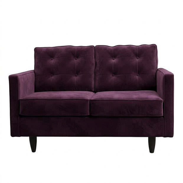 Customizable Mid-Century Modern Loveseat