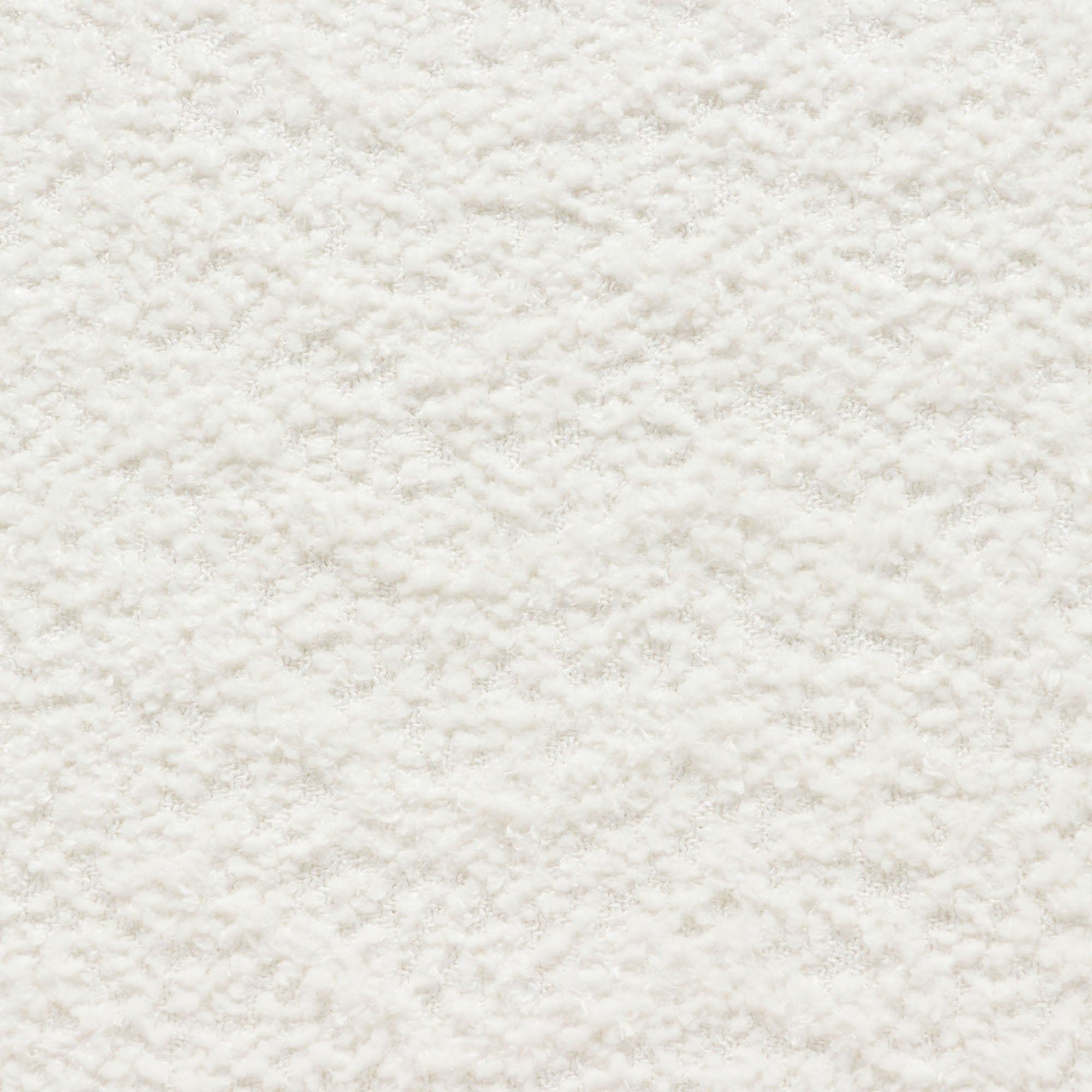 2-Piece White Faux Shearling Curved Sectional Sofa