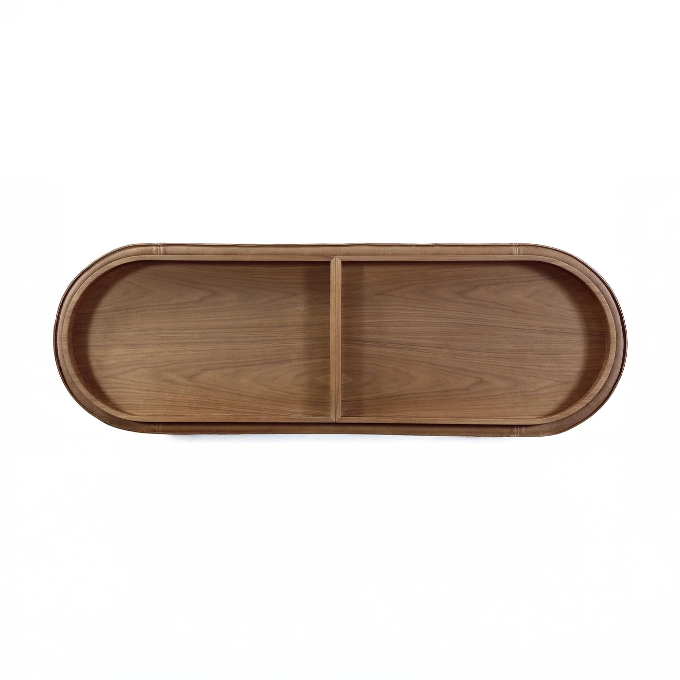 Yeal Leather Upholstered Console Table