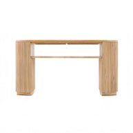 Modern Natural Acacia Console Table