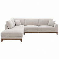 Mid-Century Modern Chenille Sectional
