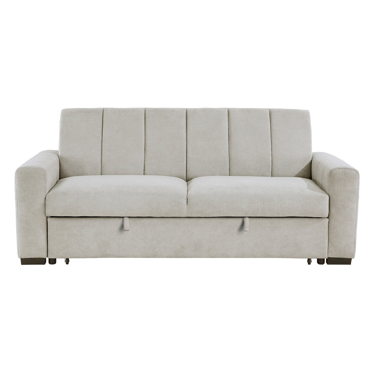 Light Gray Convertible Sleeper Sofa