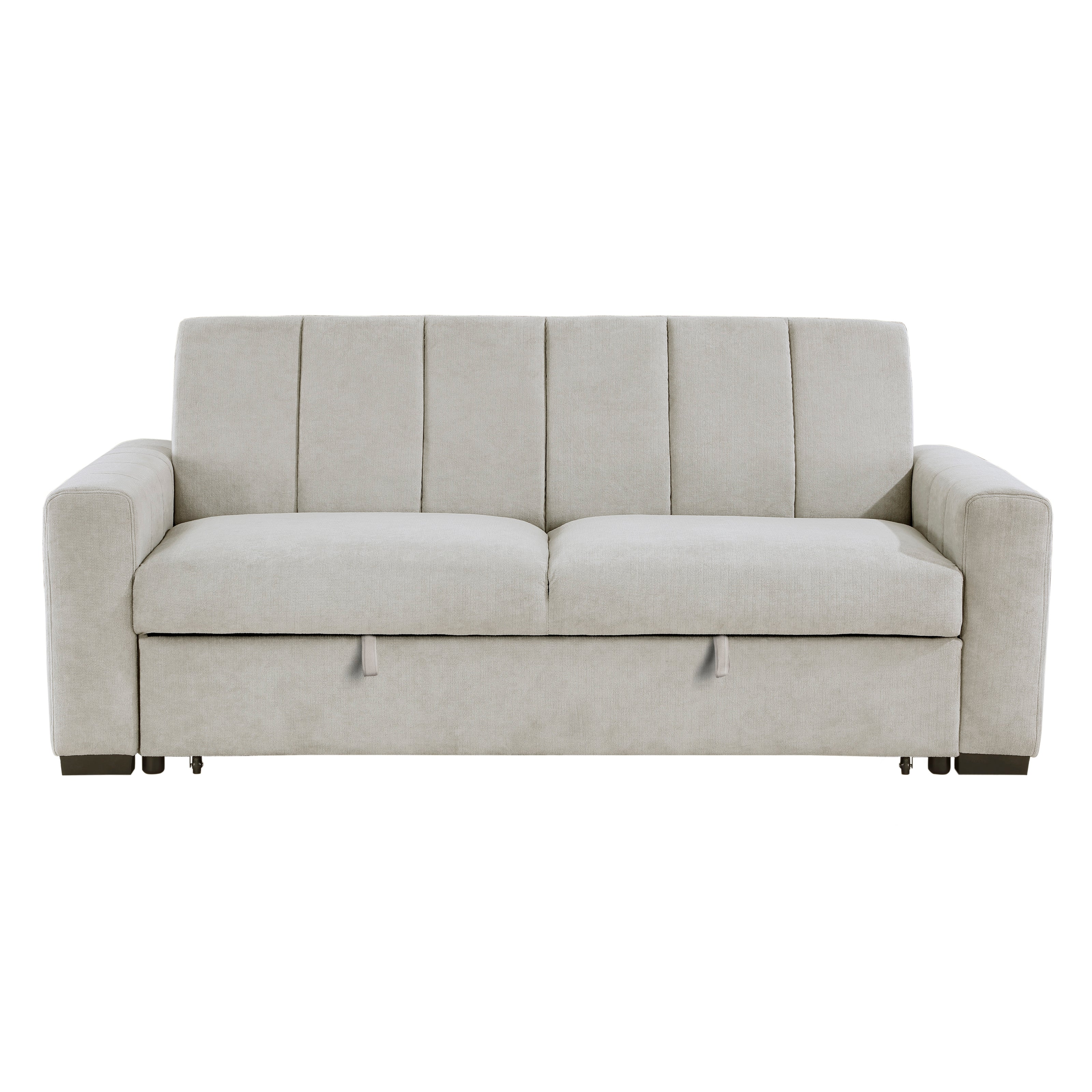Light Gray Convertible Sleeper Sofa