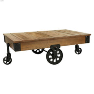 Industrial Rustic Poplar Coffee Table