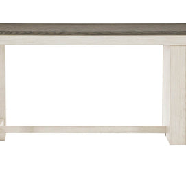 Antique White Modern Bookcase 5 PC Counter Height Set